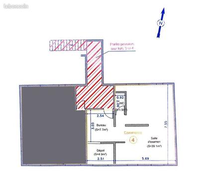 Local commercial - 56 m²