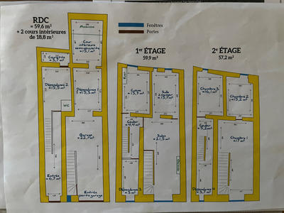 Maison de village - 110 m² - 5 pièces