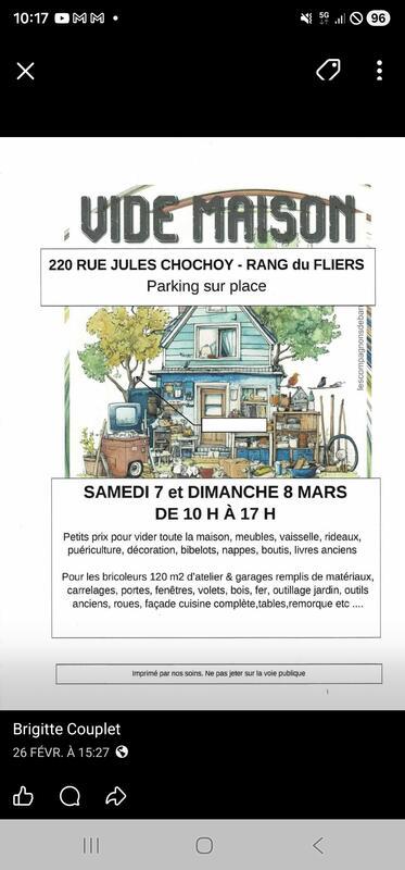 Vide maison rang du fliers