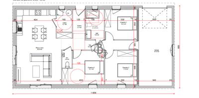 Maison - 95 m² - 4 pièces