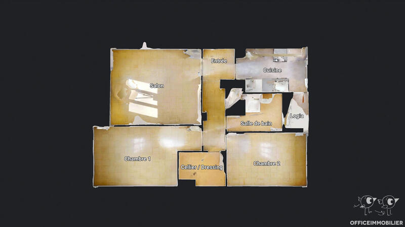 Appartement - 62 m² - 3 pièces