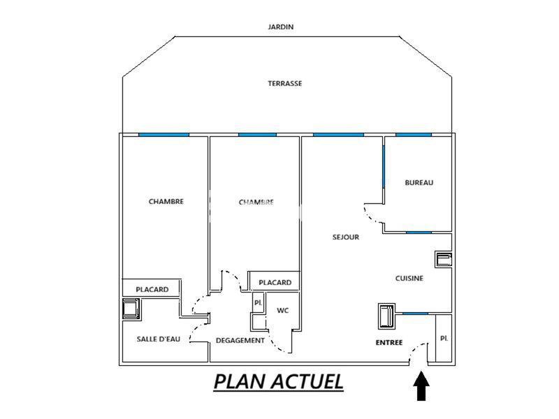 Appartement - 80 m² - 4 pièces