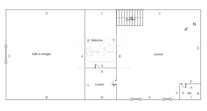 Maison ancienne - 92 m² - 5 pièces