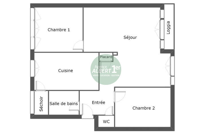 Appartement - 74 m² - 4 pièces