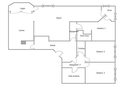 Appartement - 99 m² - 4 pièces