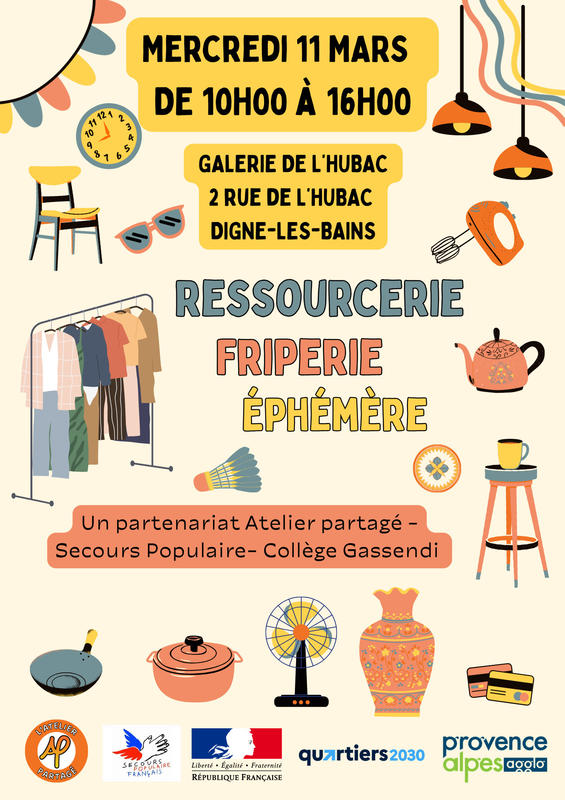 Ressourcerie Friperie éphémère
