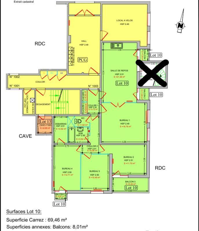 Local d'activité / Entrepôt - 70 m²