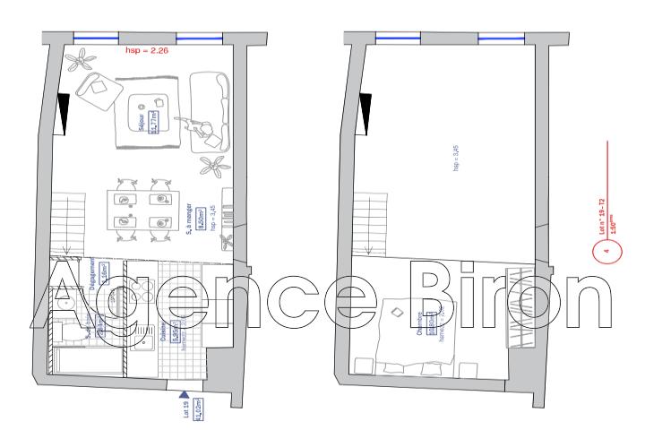 Appartement - 34 m² - 2 pièces