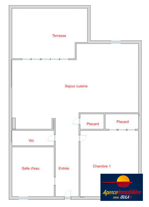 Appartement - 31 m² - 2 pièces