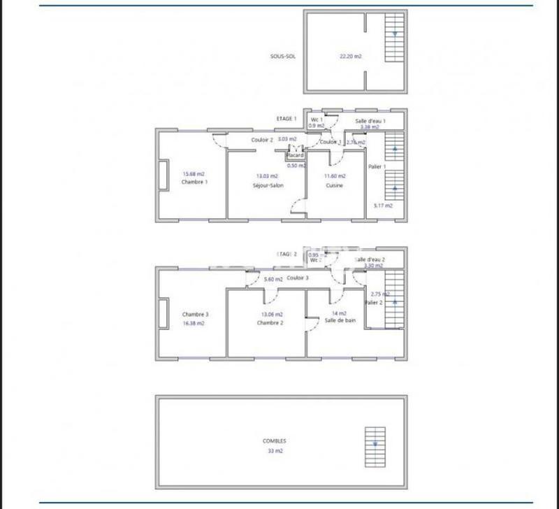 Immeuble - 151 m² - 4 pièces