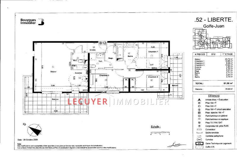 Appartement - 81 m² - 4 pièces