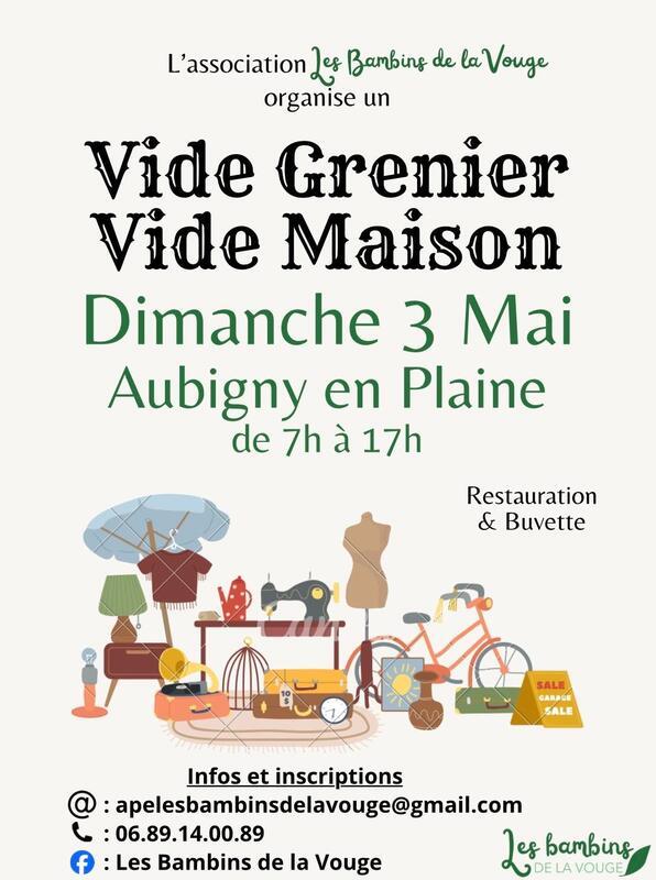 Vide grenier des bambins de la vouge
