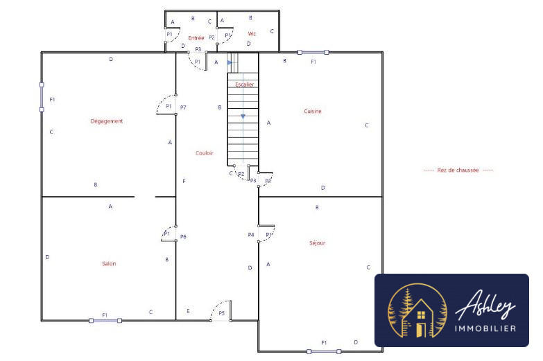 Maison - 100 m² - 7 pièces