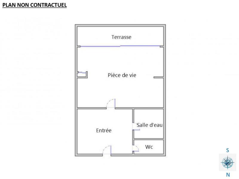 Appartement - 26 m² - 1 pièce