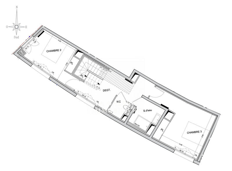 Duplex - 116 m² - 4 pièces