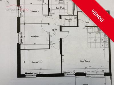 Appartement - 80 m² - 4 pièces