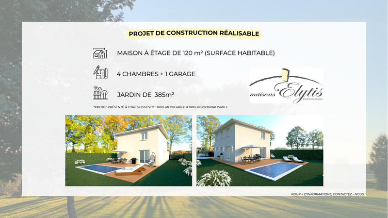 Terrain constructible - 489 m²