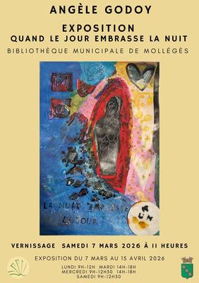 Exposition de peintures "Quand la nuit embrasse le jour"