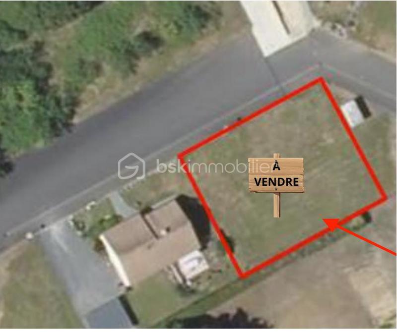 Terrain constructible - 518 m²