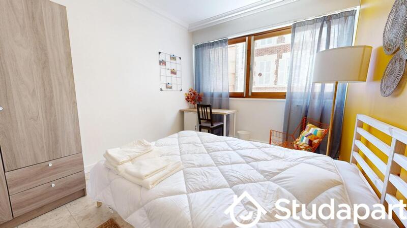 Chambre - 9 m² - 1 pièce