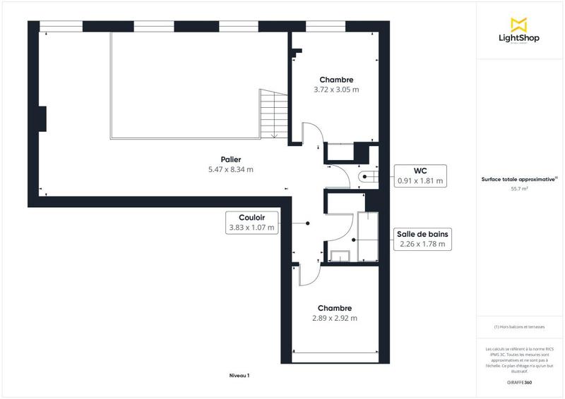 Appartement - 140 m² - 5 pièces