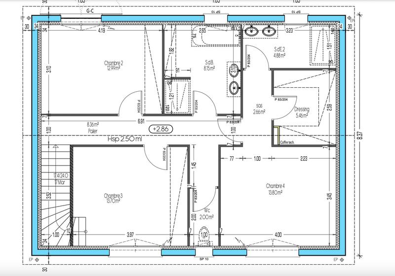 Maison contemporaine - 147 m² - 5 pièces