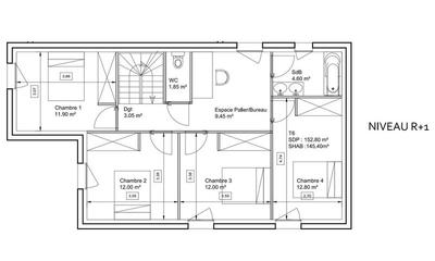 Maison - 145 m² - 6 pièces