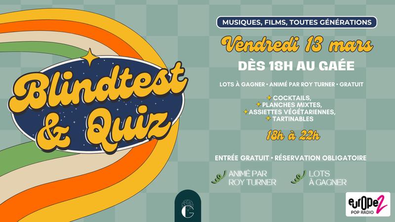 Soirée à la Rochelle Blindtest &amp; Quiz : le jeu pour défiez vos amis, famille ou collègues !