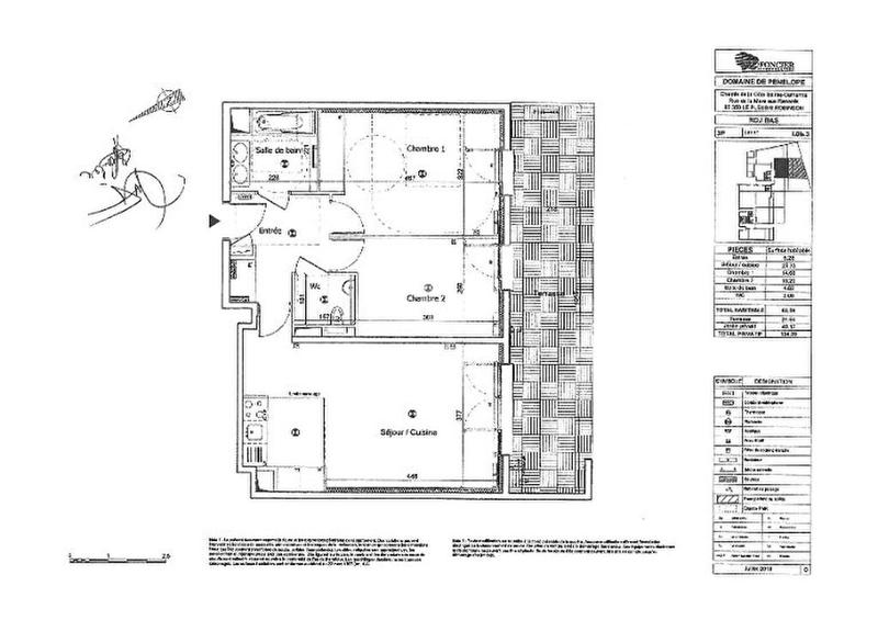 Appartement - 64 m² - 3 pièces