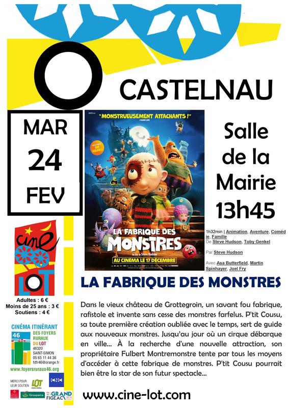 Ciné-Lot : "La fabrique des monstres"