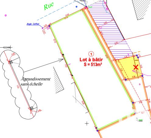 Terrain - 513 m²