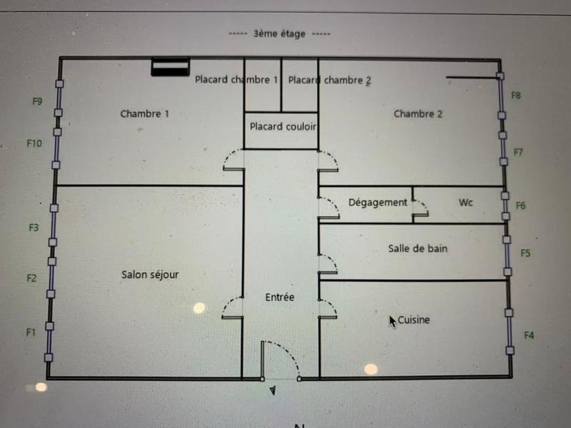 Appartement - 73 m² - 3 pièces