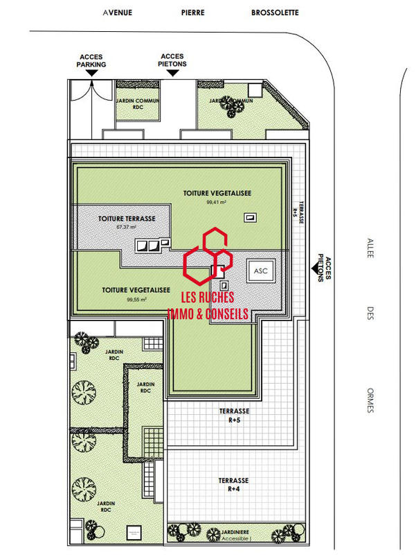 Appartement - 42 m² - 2 pièces