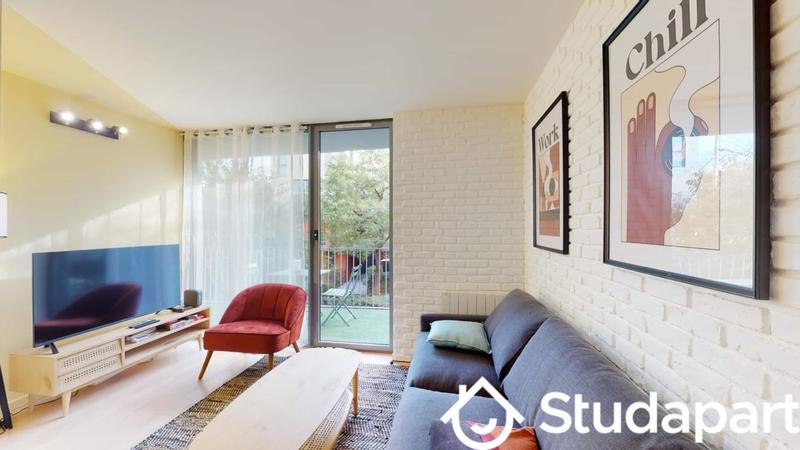 Chambre - 9 m² - 1 pièce