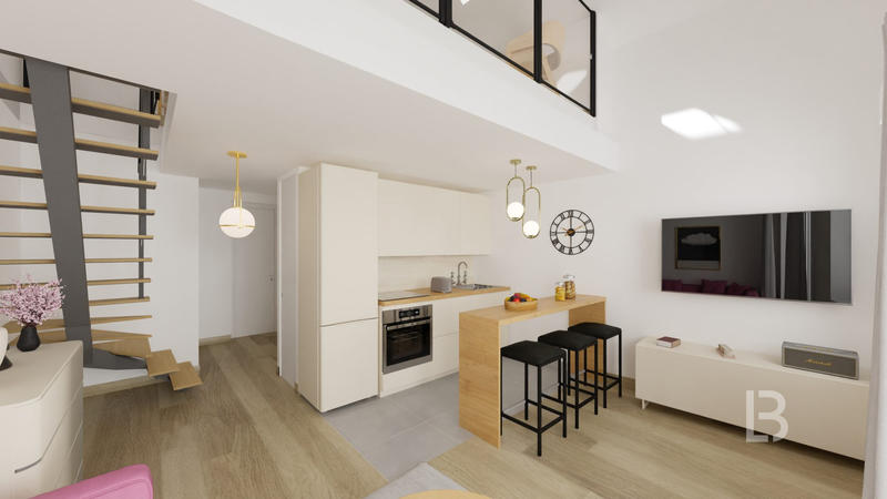 Appartement - 26 m² - 2 pièces