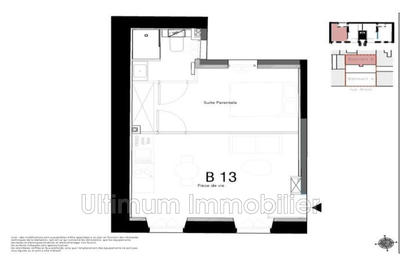 Appartement - 34 m² - 2 pièces