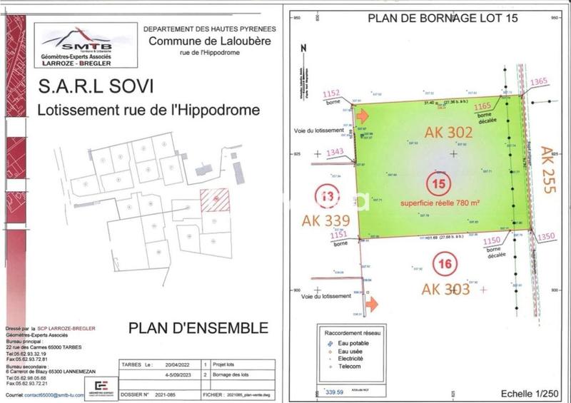 Terrain constructible - 523 m²