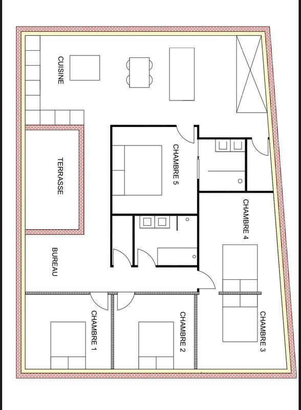 Appartement - 150 m² - 4 pièces