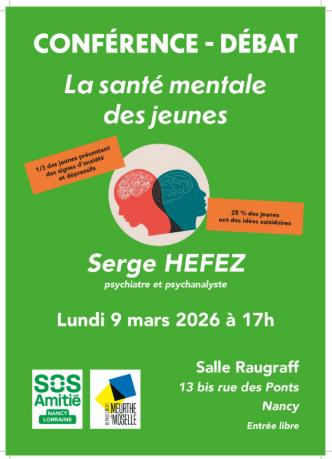 Conférence - Débat - la santé mentale des jeunes