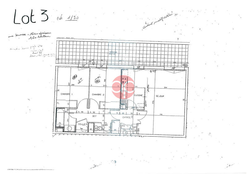 Appartement - 61 m² - 3 pièces