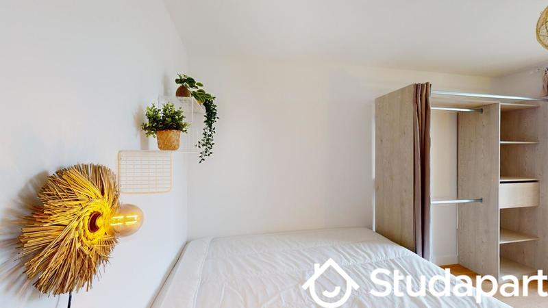 Chambre - 12 m² - 1 pièce