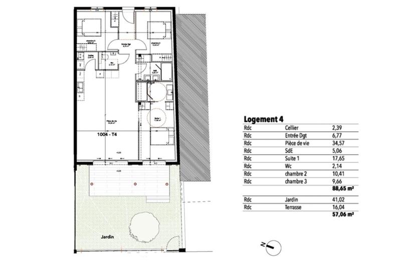 Appartement - 89 m² - 4 pièces