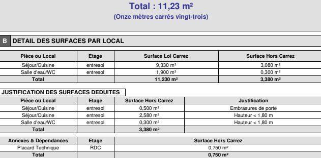 Bureau - 44 m² - 3 pièces