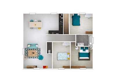 Maison - 88 m² - 4 pièces