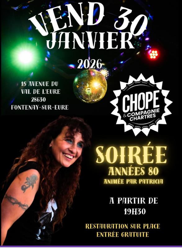 Soirée dansante Années 80