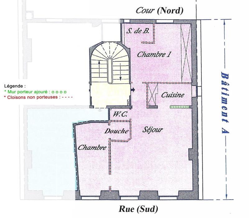 Appartement - 47 m² - 3 pièces