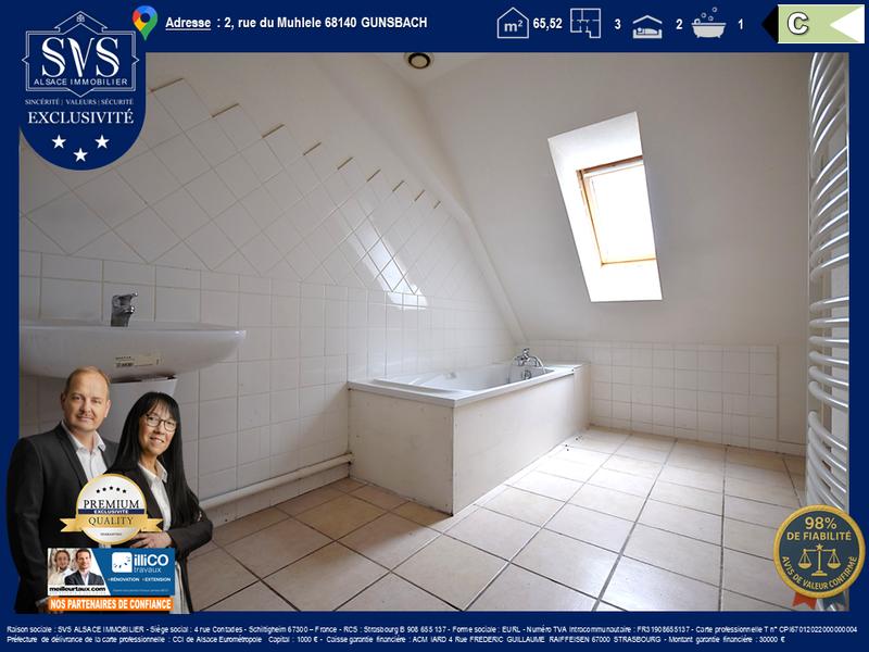 Appartement - 66 m² - 3 pièces