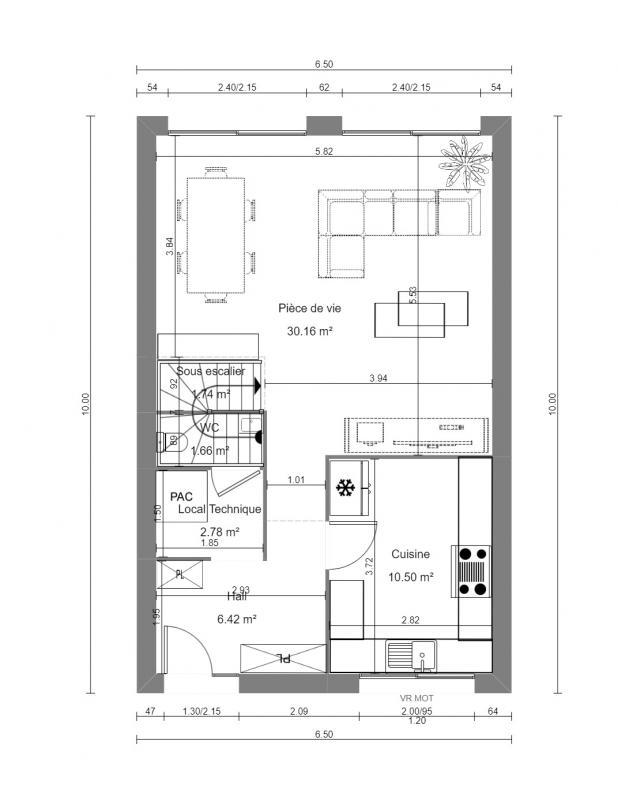 Maison - 97 m² - 5 pièces