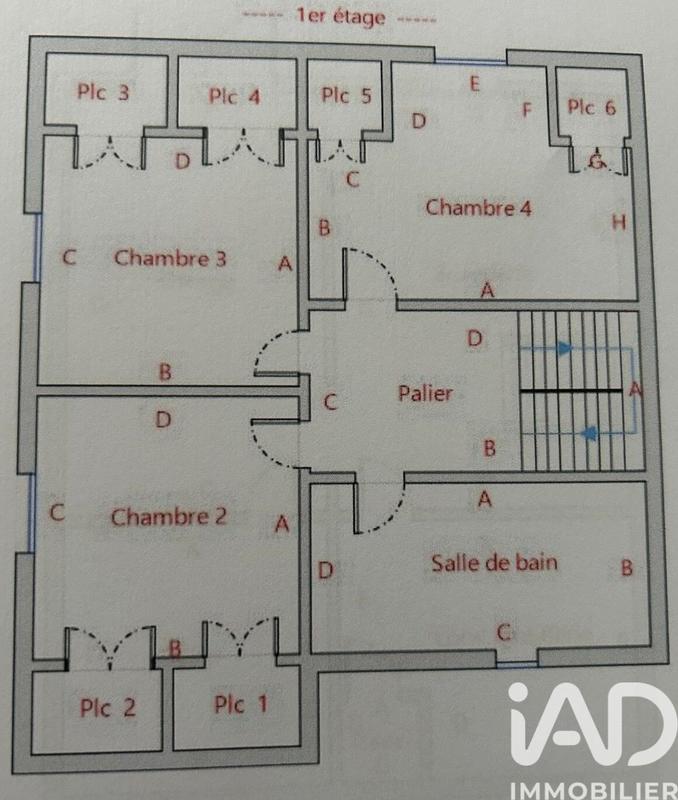Maison de ville - 90 m² - 4 pièces