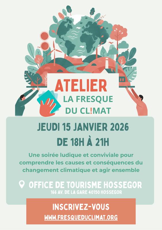 Atelier la Fresque du Climat - Comprendre le changement climatique pour Agir